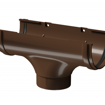 Водосточная воронка Premium, каштан 8017 - строй база